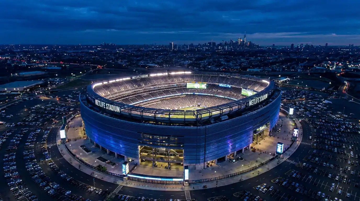 MetLife Stadium v East Rutherfordu, prizorišče finala svetovnega prvenstva 2026